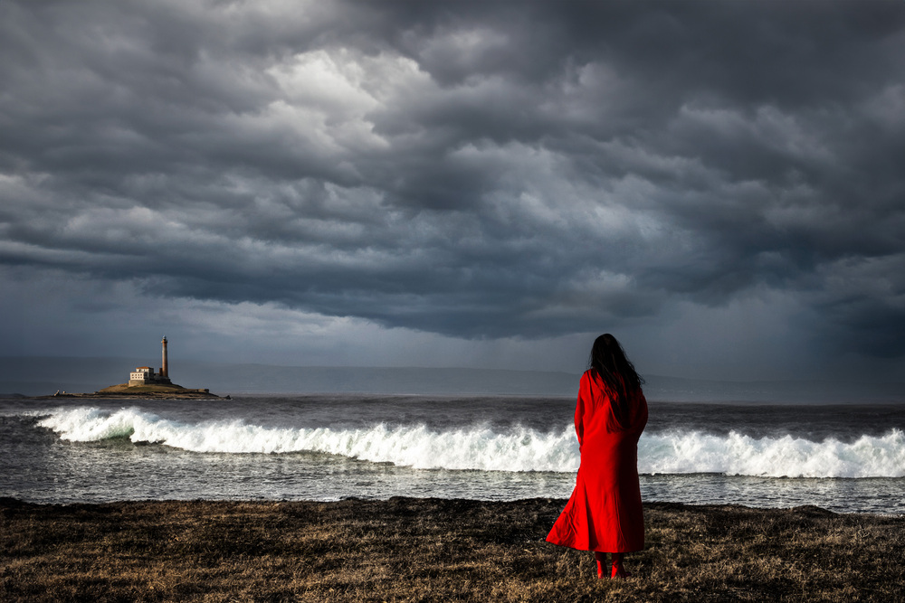 Ein Abend am Meer