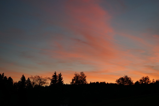 Bregenzerwald am frühen Abend