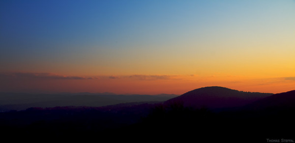 Wien's Sonnenuntergang