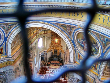 Altar "Cathedra Petri" / Petersdom / Vatikan