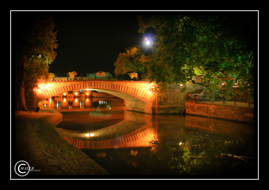 Strassburg bei Nacht