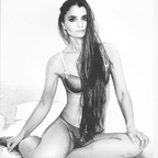 Kohlezeichnung von Model Voula
