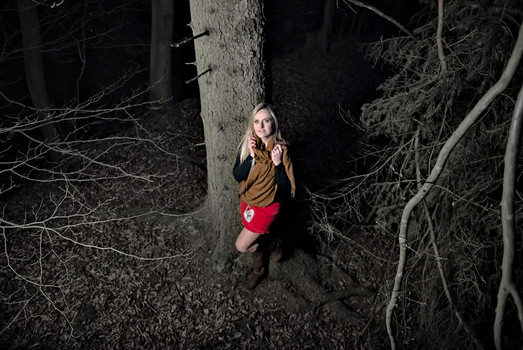 Allein im Wald