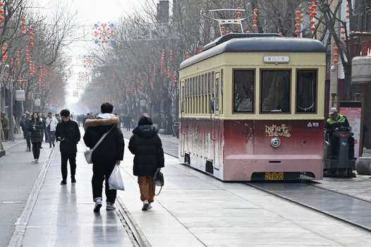 in den Straßen von Peking