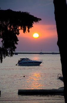 sunset in Istrien
