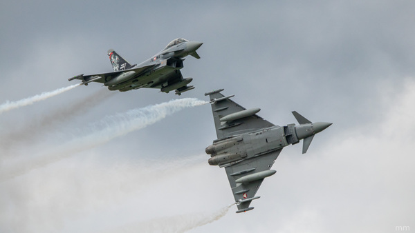 Eurofighter im Nahkampf