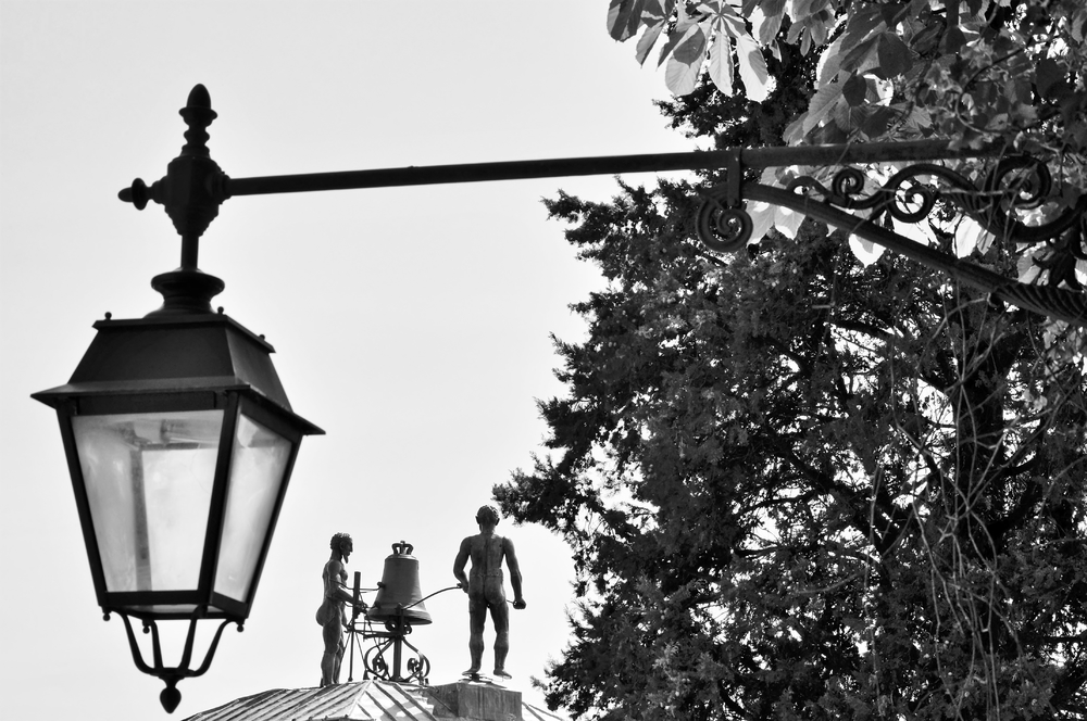 Die zwei "Mohren" am Uhrturm / Udine