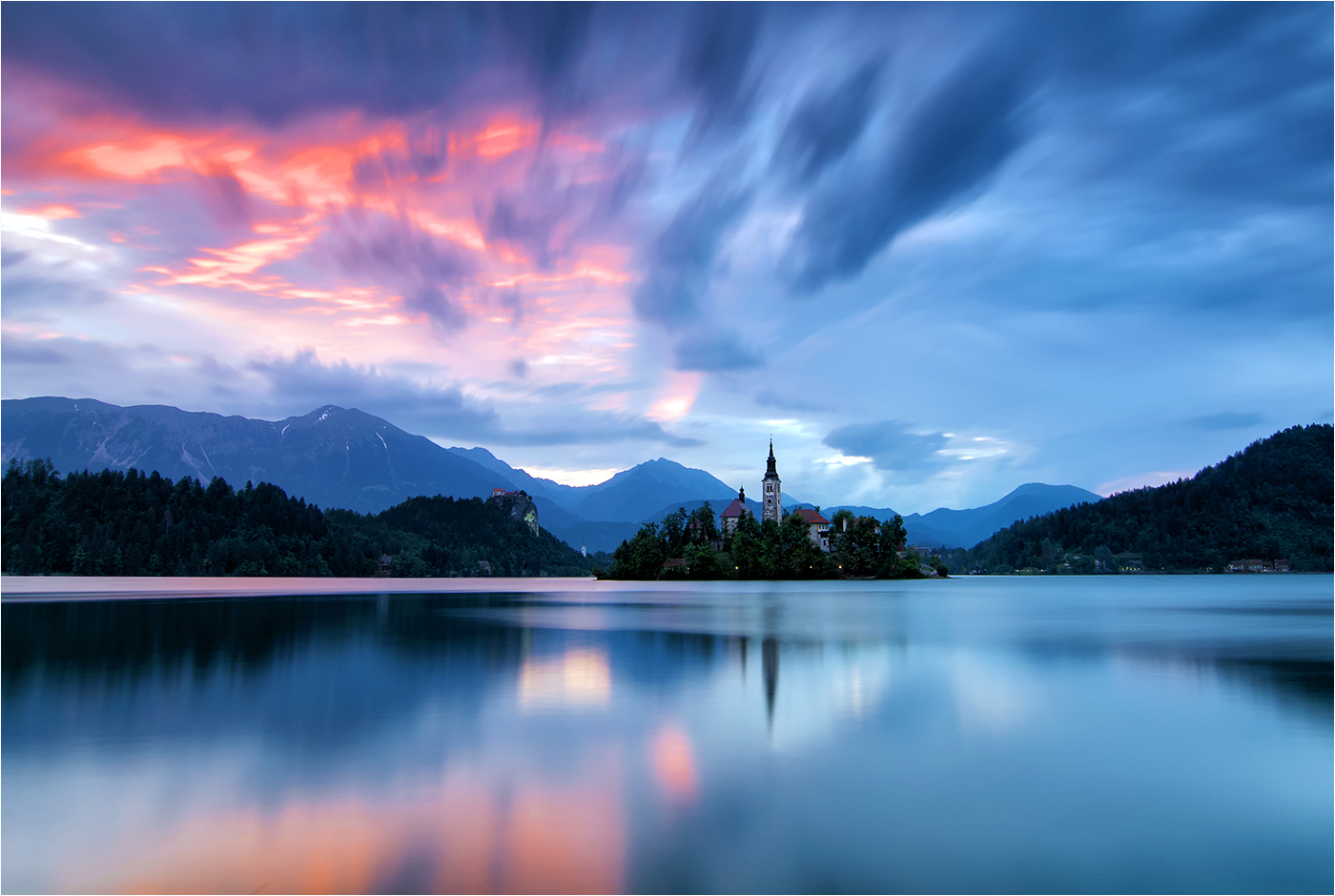 Morgens am See