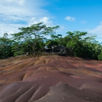 Die siebenfarbige Erde in Chamarel (Mauritius)