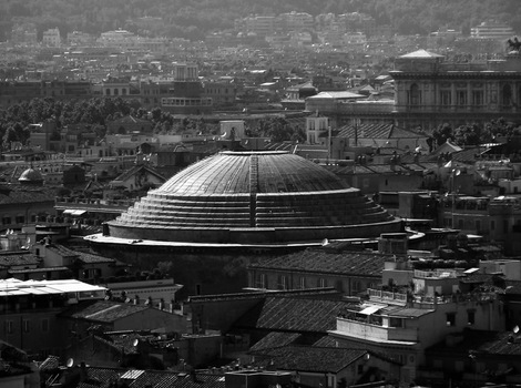 Romblick mit Pantheon