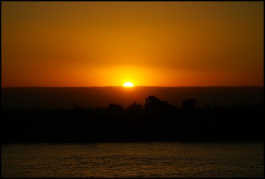 Sonnenuntergang übern Nil