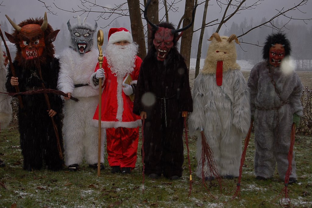 Nikolaus und Krampuße