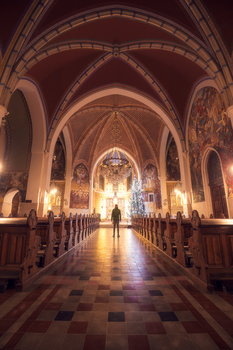Church St.Martin. Bled. Slovenia.