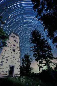Startrail Giselawarte Linz