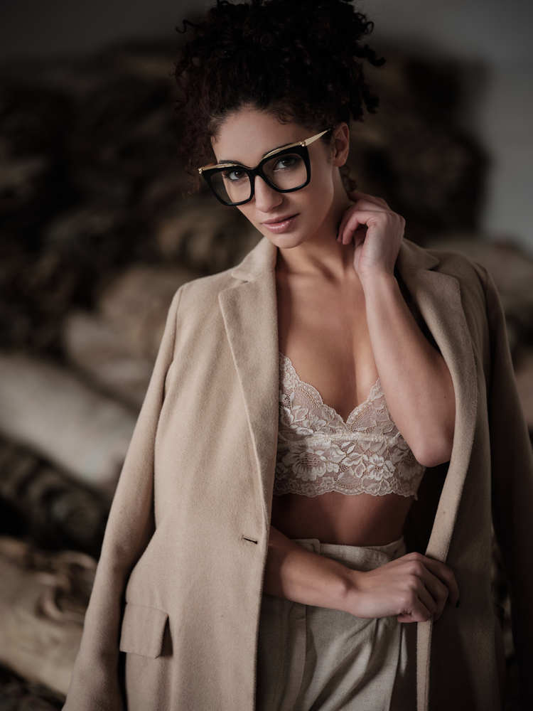 Mit Brille