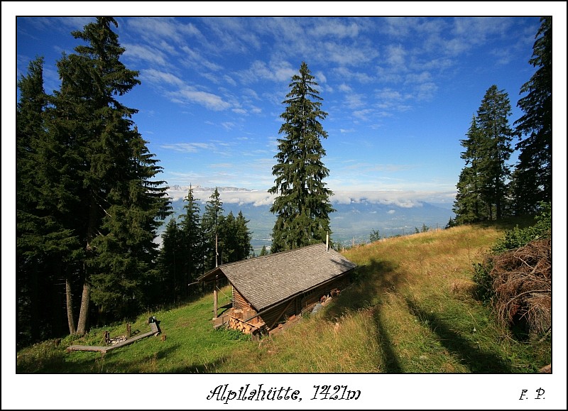 Alpilahütte, 1421m