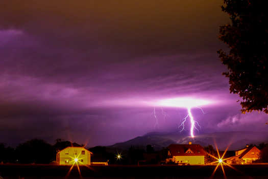 Gewitter über Neunkirchen