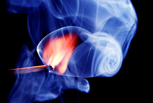aus Feuer und Flamme ...