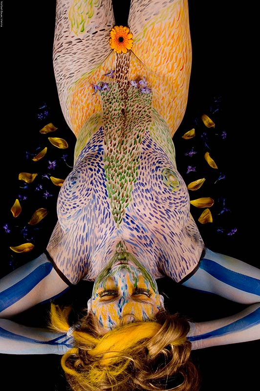 Van Gogh - Bodypainting