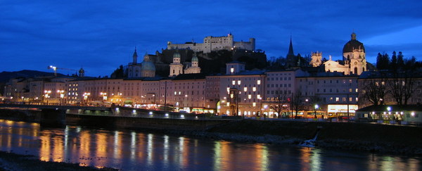 Salzburg am Abend