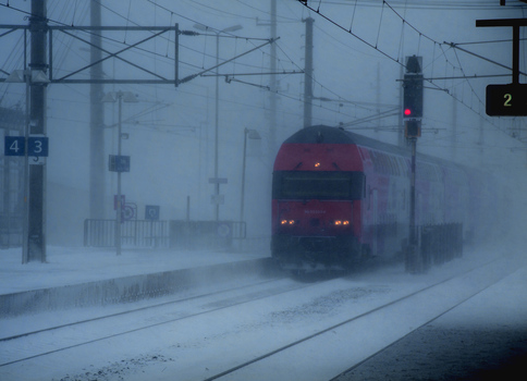 Winter bei der Bahn II