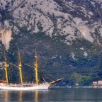Jadran - Toppsegelschoner / Bucht von Kotor / Montenegro