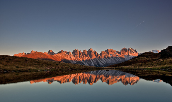 Glühende Berge