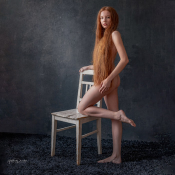 Frau mit roten Haaren