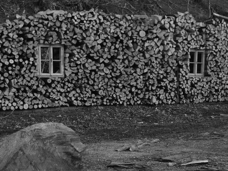 Holzhütte mal anders
