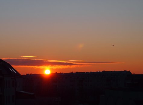 Sonnenaufgang über Wien