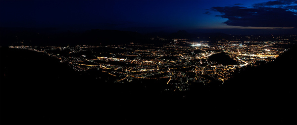 Salzburg bei Nacht