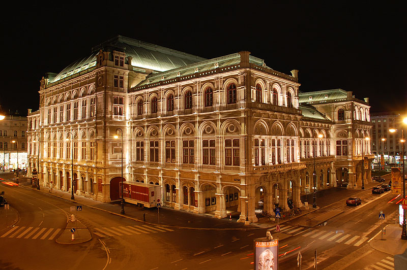 Rückansicht der Staatsoper