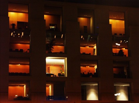 Windows at nite...