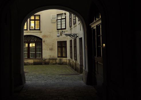 Hinterhof auf der Mölkerbastei
