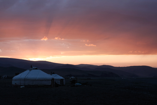 Abend im Altai