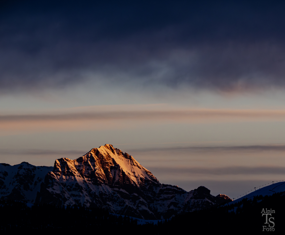 Blick in die Leoganger Steinberge