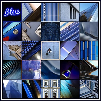 blaue Collage :)