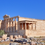 Erechtheion Tempel  mit Karyatidenvorhalle / Akropolis / Athen
